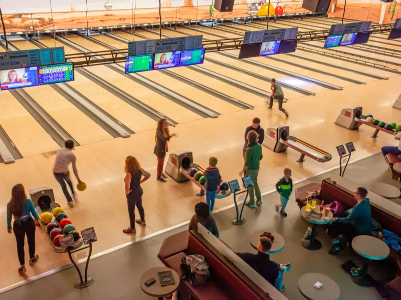 Bowlingbereich im Magic-Bowl